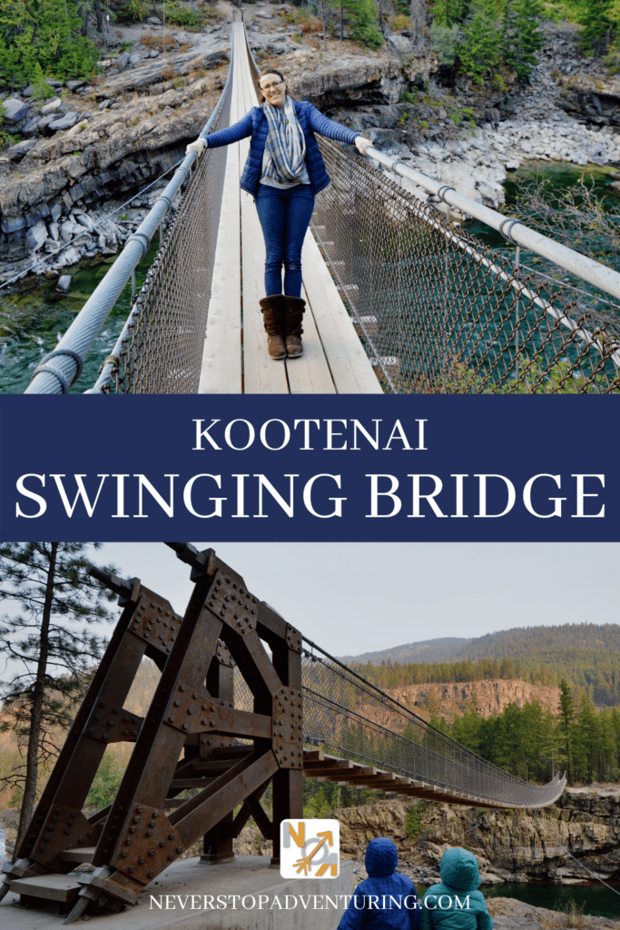 Pinnable image of Kootenai Swinging Bridge