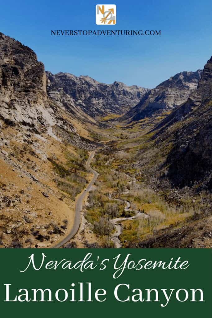 Pinnable image of Lamoille Canyon, Nevada's Yosemite