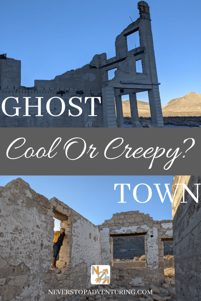 Pinnable Image of Rhyolite Ghost Town Bank and Overbury Building Ruins