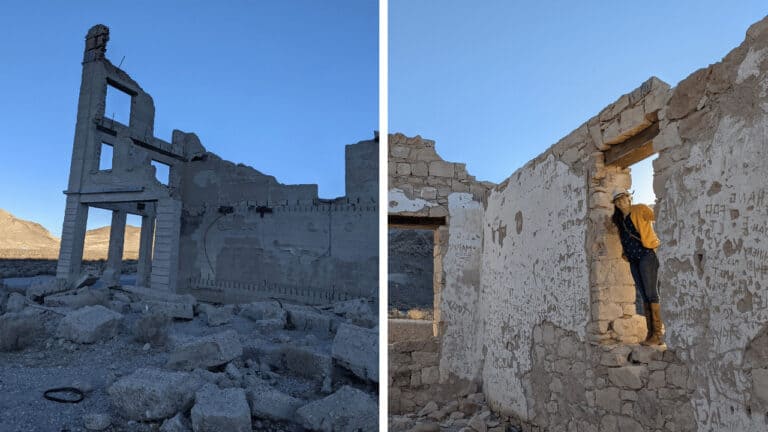 The Ghost Town of Rhyolite, Nevada