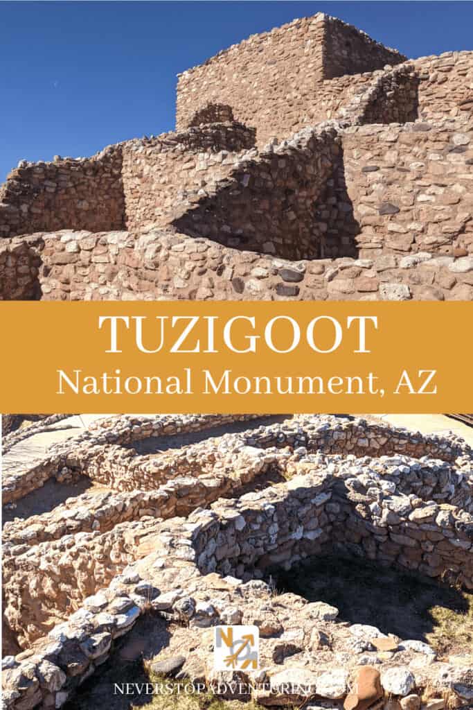 Tuzigoot National Monument tower & walls