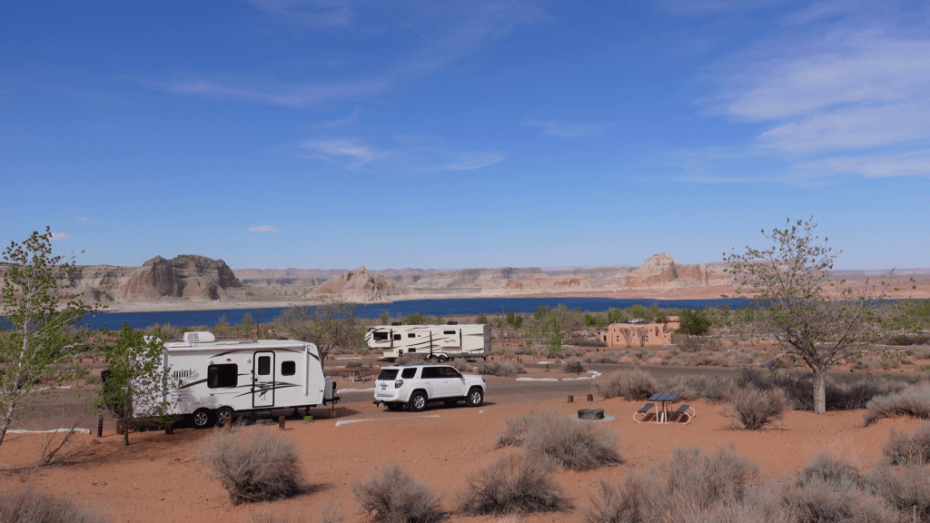 Wahweap Campground in Page Arizona