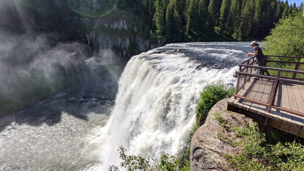 Things to do in the West Tetons: Upper Mesa Falls