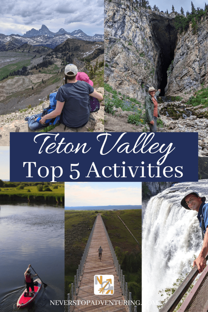 Pinnable image of Teton Valley Top 5 Activities
