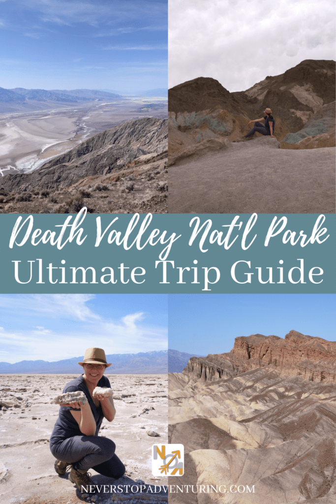 Pinnable images of famous sites at Death Valley