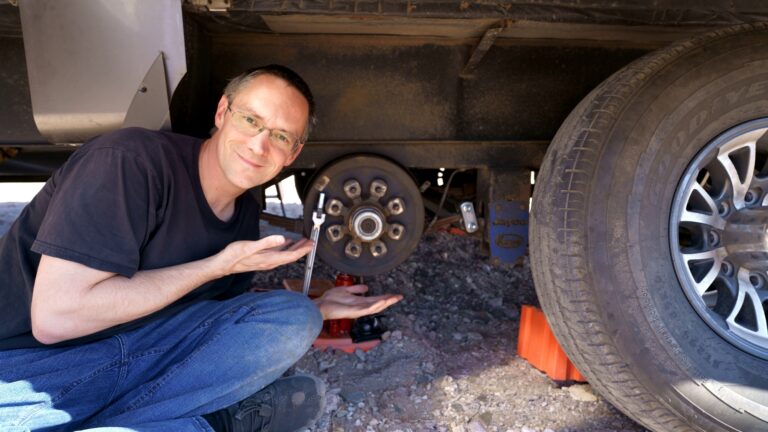 How To Change A Fifth Wheel Tire | RV Tire Problems!