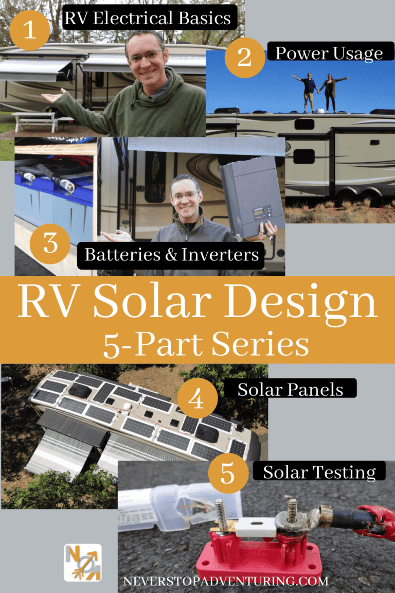 RV Electrical Basics & Solar Design How To Intro Never Stop Adventuring