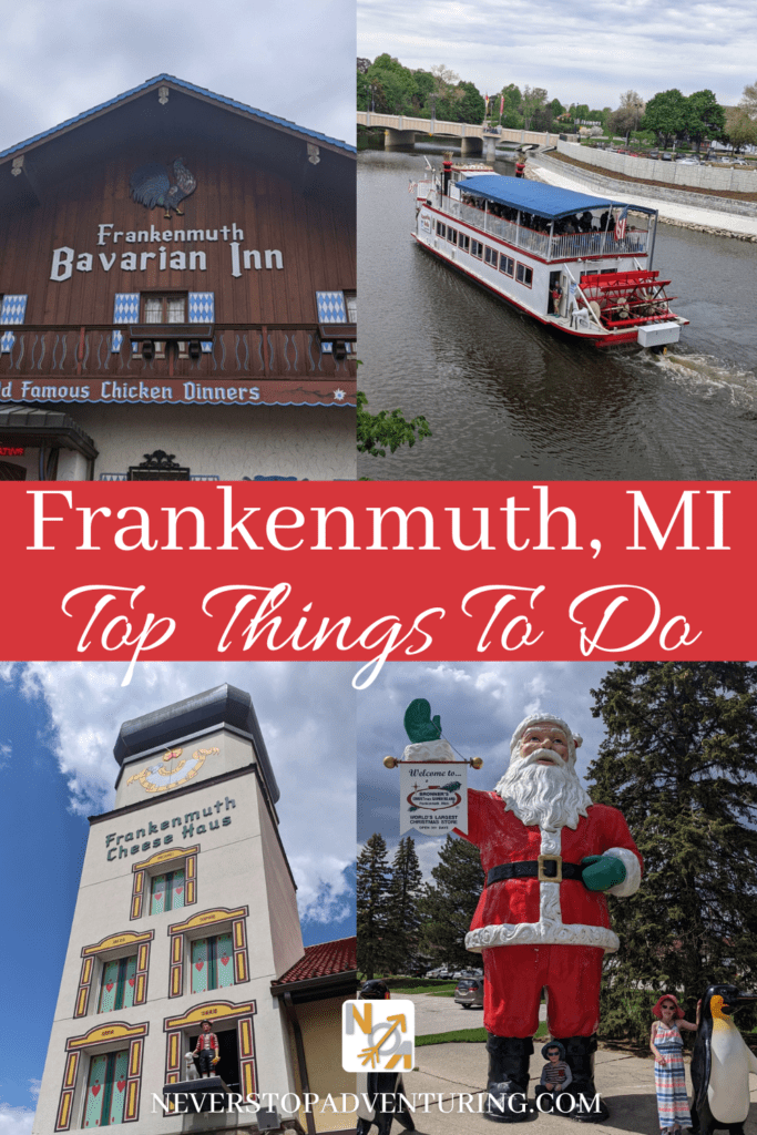 Pinnable image of Top Things to do in Frankenmuth Michigan