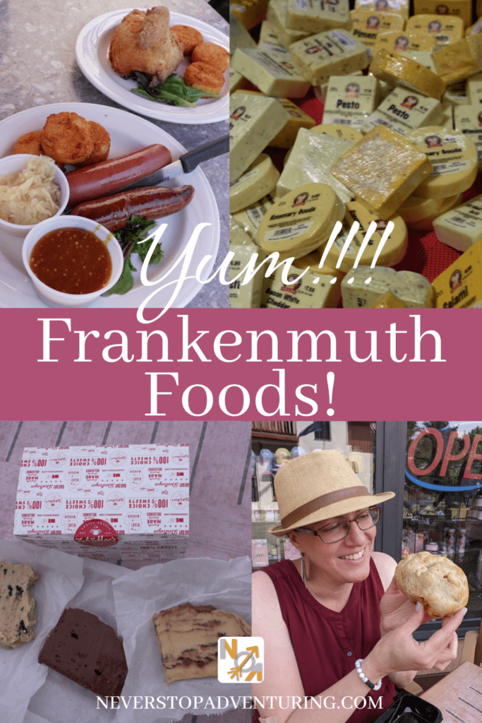 Pinnable image of Frankenmuth Michigan foods