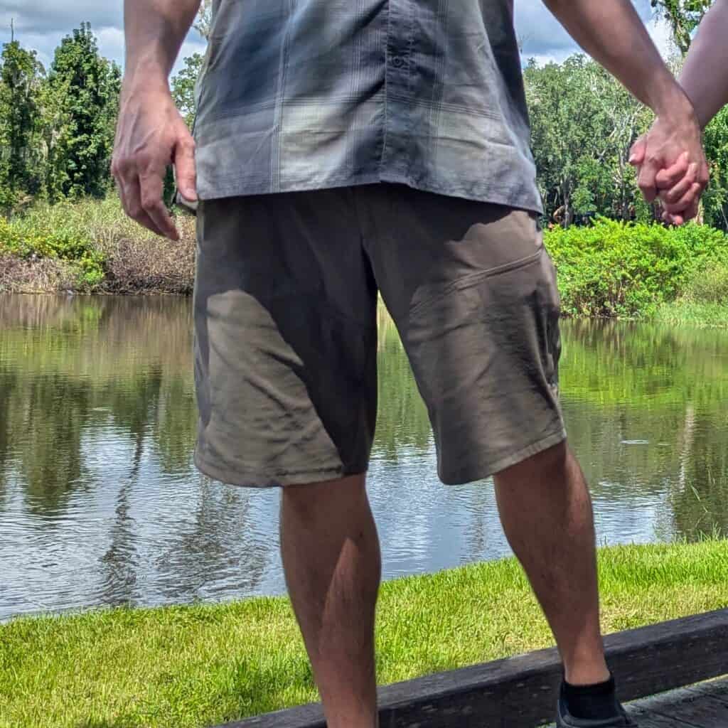 Renegade men's shorts close-up